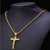 Vintage Jesus Piece Pendant Necklace